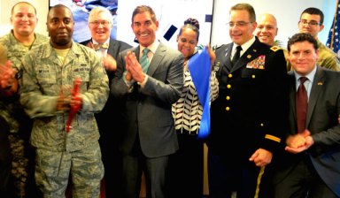 Klein, Mercy College Celebrate Veterans Center Opening