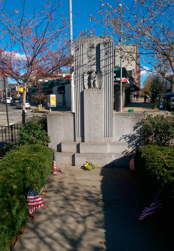 Lawrence F. Keene Post 1458 Honors Veterans at Keane Square Park Memorial