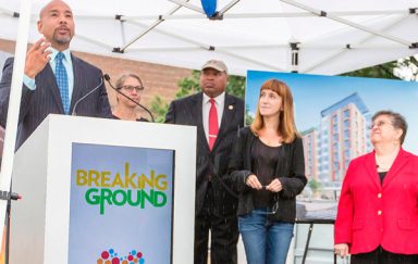 Work begins on La Central supportive housing|Work begins on La Central supportive housing