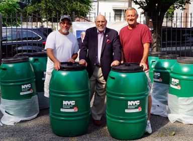 Benedetto Hosts Rain Barrel Giveaway