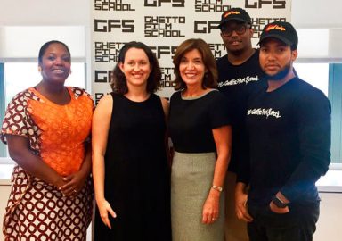 Lt. Gov. Hochul Visits Ghetto Film School