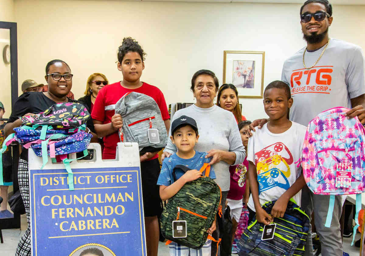 Cabrera Hosts Back to School Giveaway