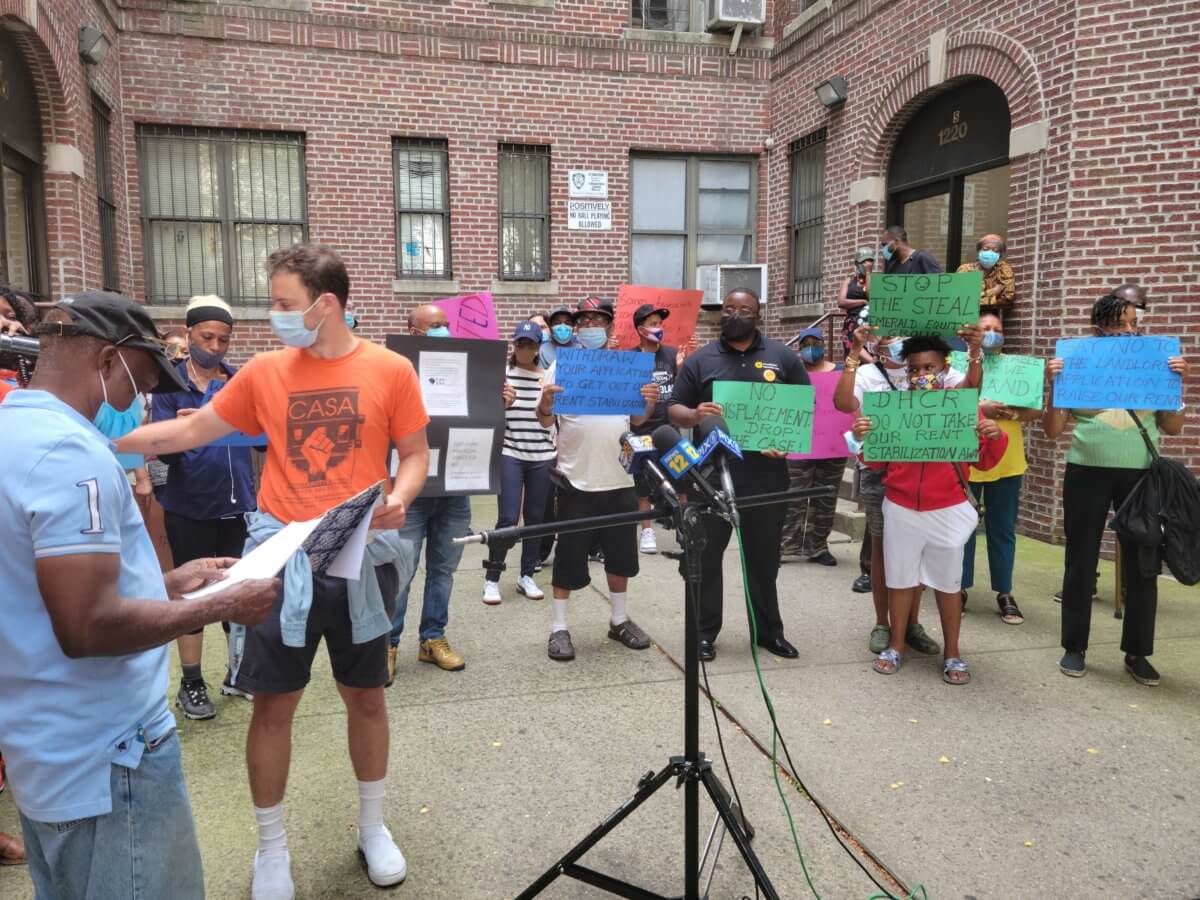 Highbridge tenants demand landlord stop rent deregulation Bronx Times