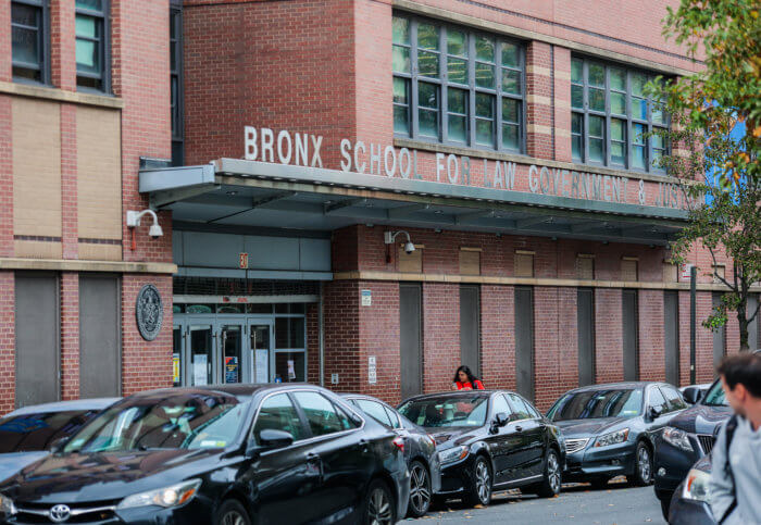A stabbing outside of P.S. 163 on Thursday, Oct. 13, 2022, left one 15-year-old in police custody and another hospitalized in stable condition.