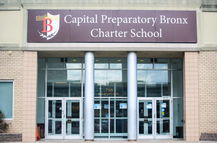 Capital Preparatory Bronx Charter School is seen on Tuesday, Oct. 18, 2022.