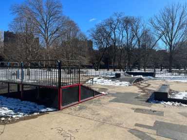 Allerton Skatepark, within Bronx park, soon to be known as "Bronx Skatepark" when its future renovations are completed.