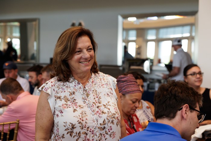 Roberta Long-Kelleher attends the Bronx Chamber of Commerce’s annual Joseph Kelleher Memorial Golf Outing at Bally’s Links at Ferry Point on Tuesday, June 18, 2024.