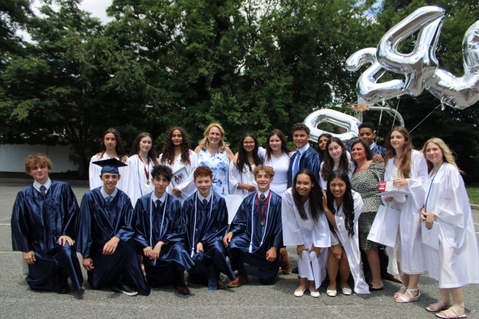 <span class="image-credit">Villa Maria Academy celebrates their eighth grade students' graduation. Photo Samantha Giorgio