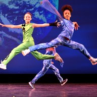 New York City public school students dance at the National Dance Institute's 2024 showcase. Photo Eduardo Patino
